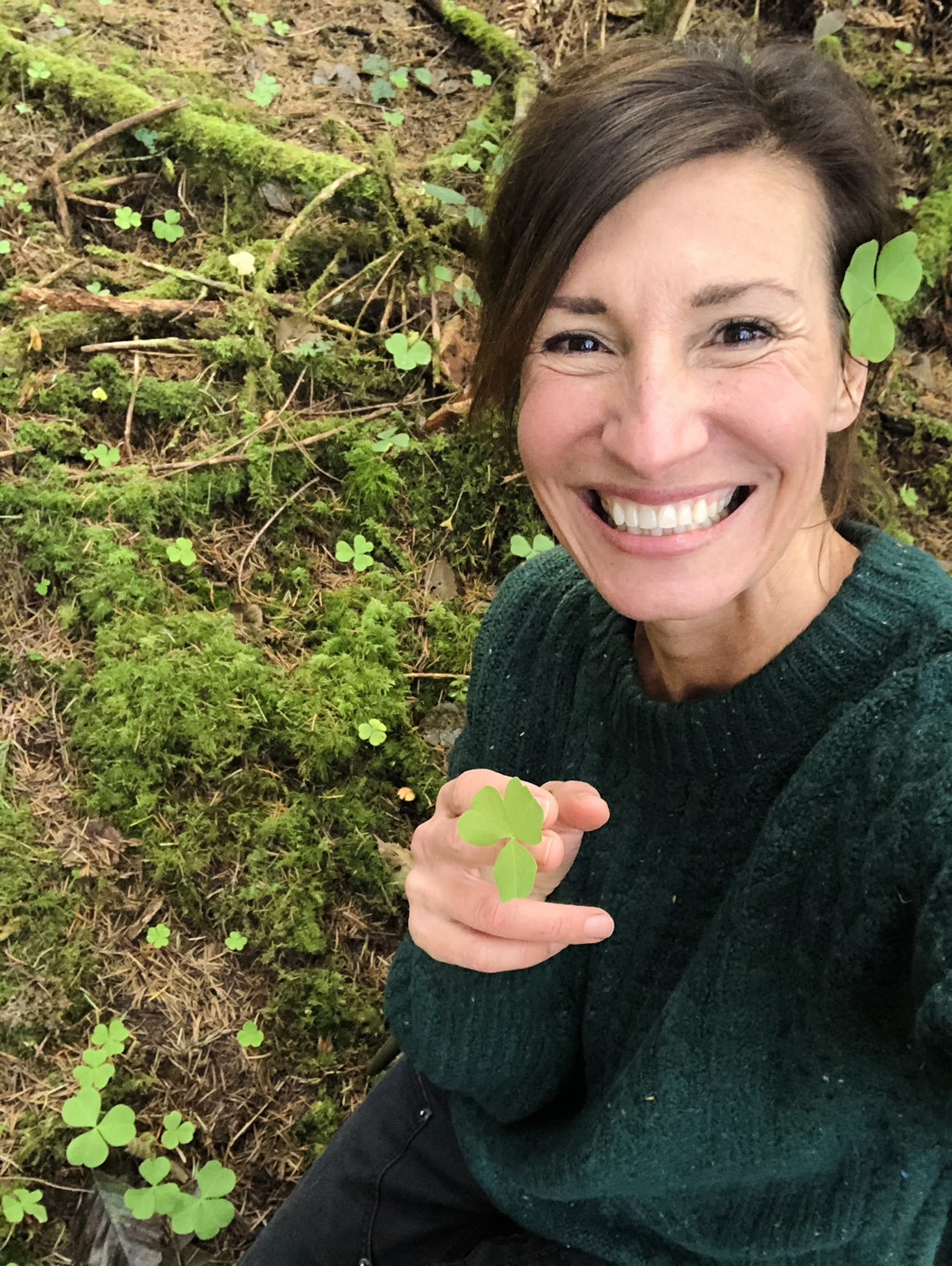 Nicole Apelian and Wood Sorrel Oxalis