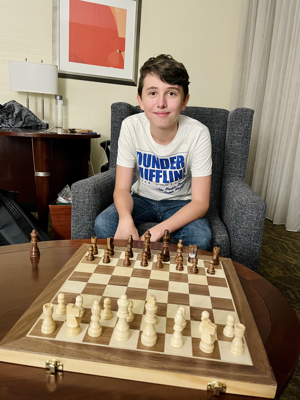 Chess Quinn pre tournament