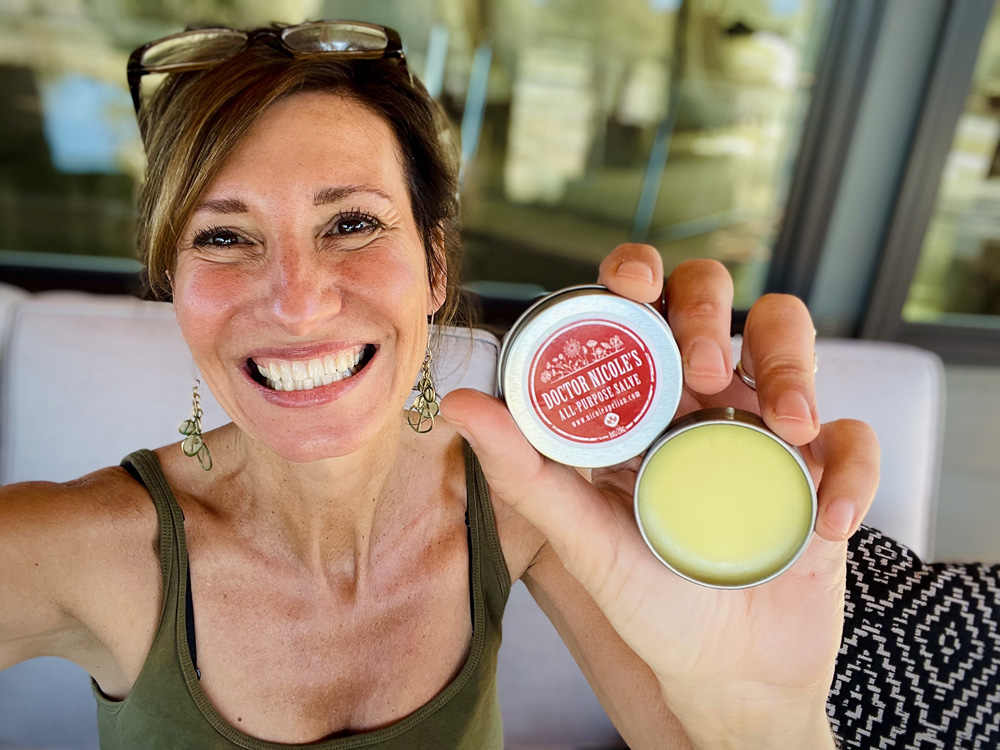 Nicole Apelian Holding All-Purpose Salve