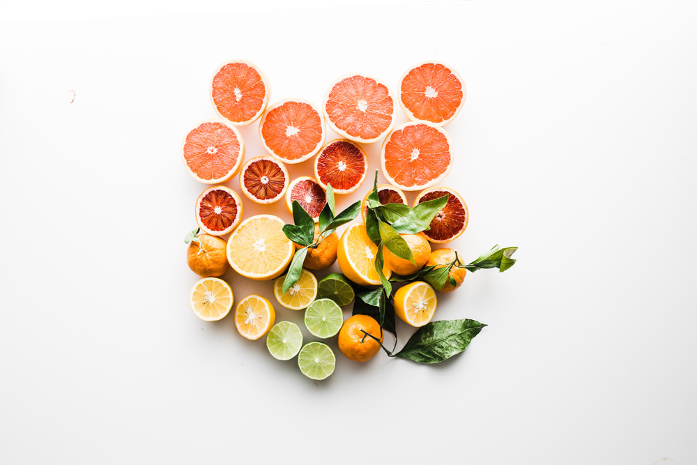 colorful citrus fruits