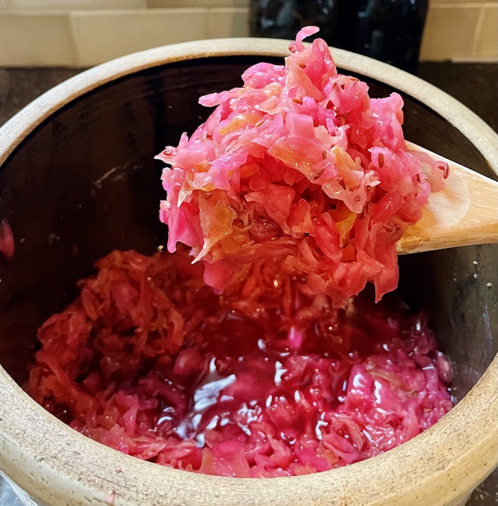 Pink Sauerkraut