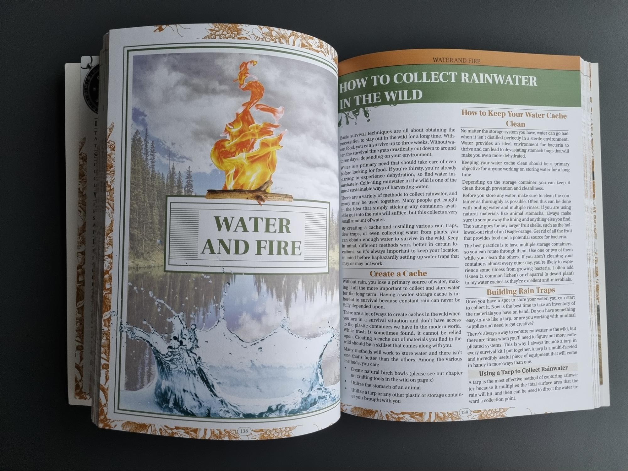 Water and Fire chapter in Long Term Survival Guide
