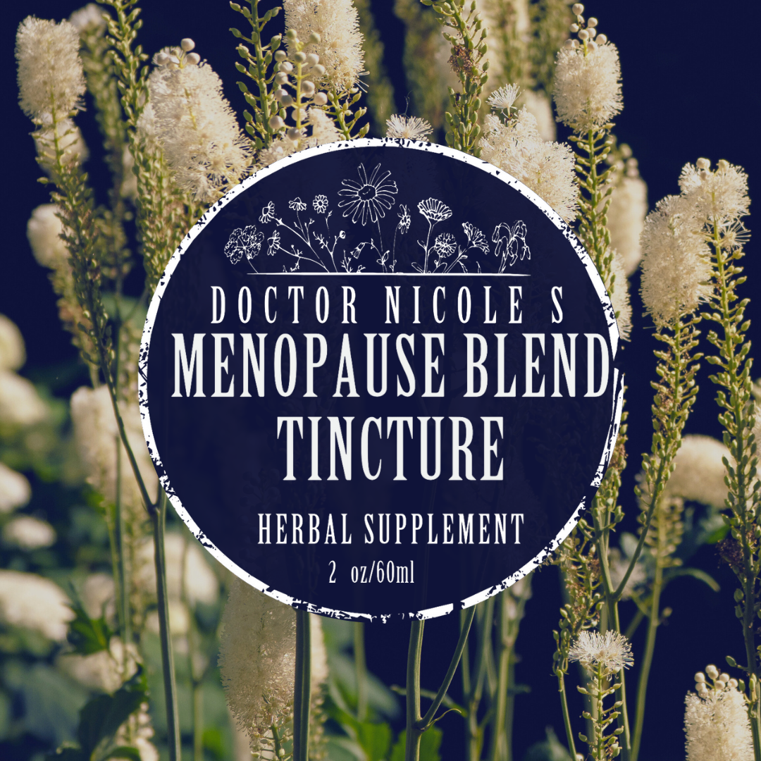 NICOLE’S APOTHECARY MENOPAUSE BLEND TINCTURE HERBAL SUPPLEMENT temp image