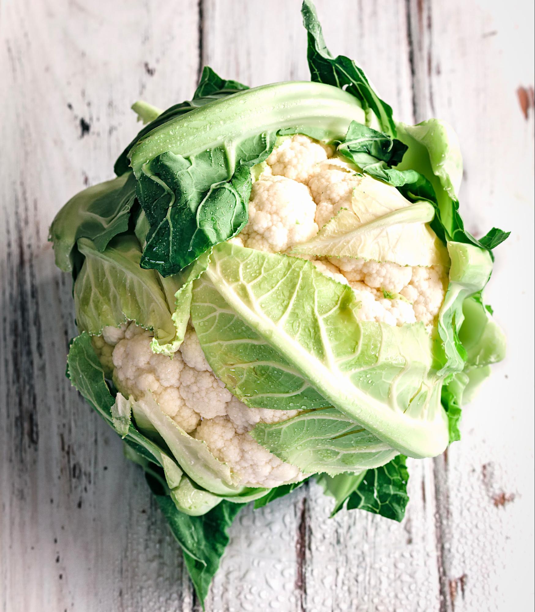 head of cauliflower