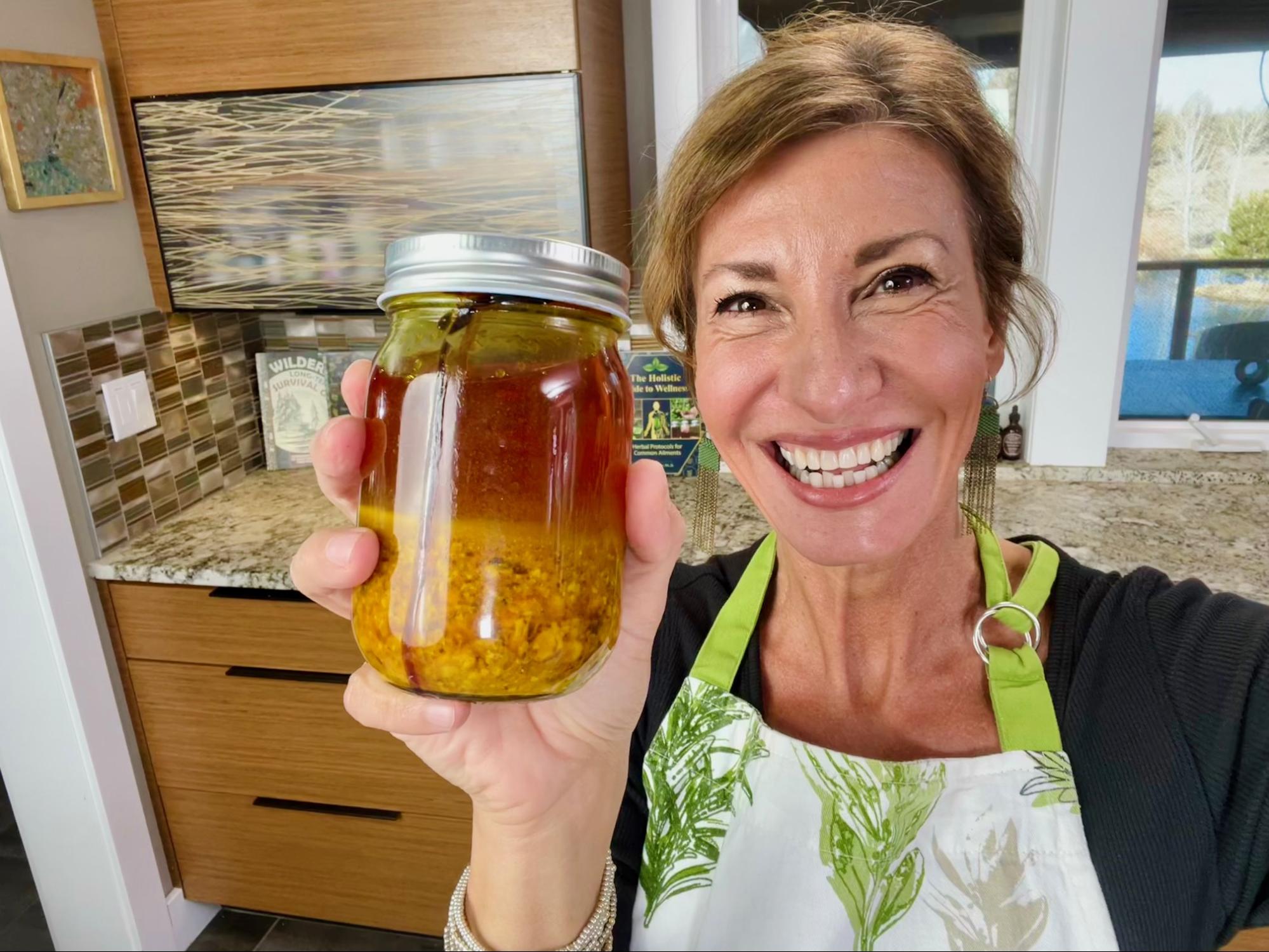 Nicole Apelian jar of oxymel