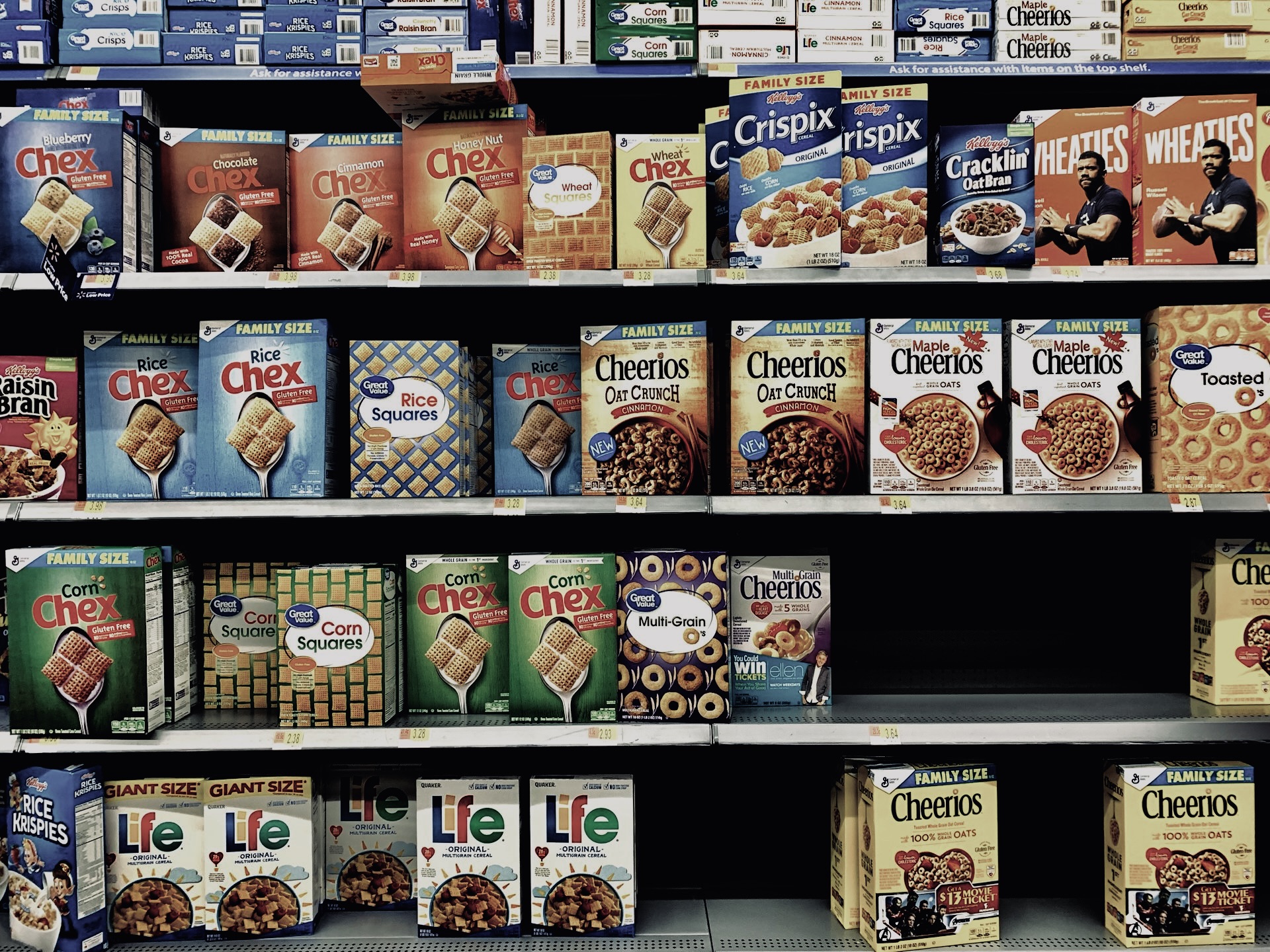 empty cereal grocery shelves empty cereal grocery shelves