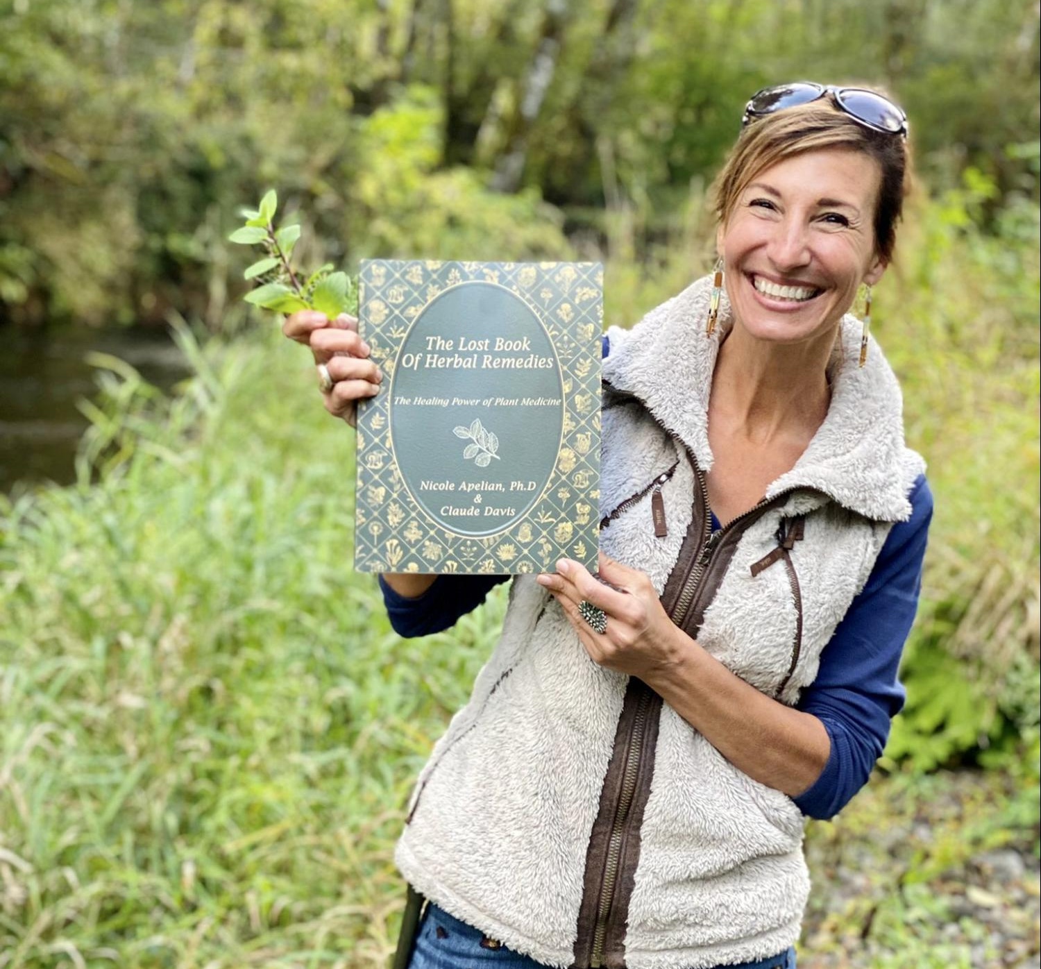 Nicole Apelian with The Lost Book of Herbal Remedies Nicole Apelian with The Lost Book of Herbal Remedies