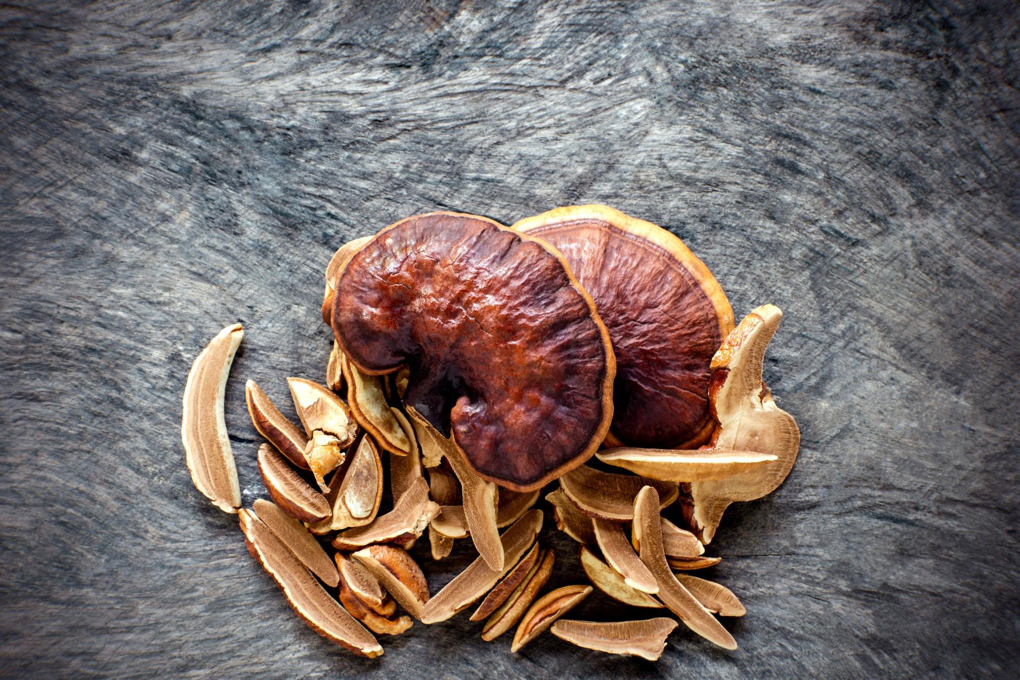 reishi mushroom pieces