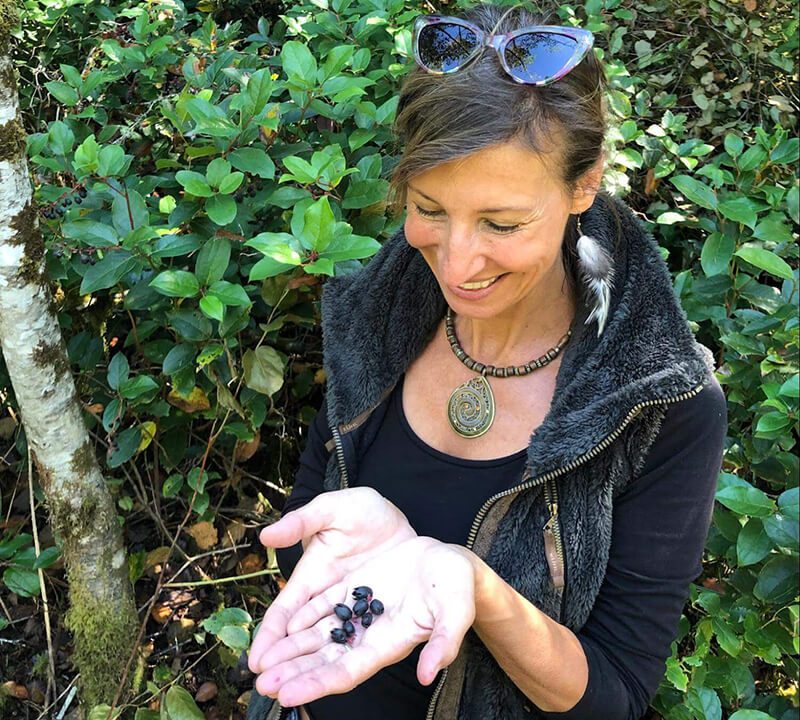 Nicole Apelian wild salal berries